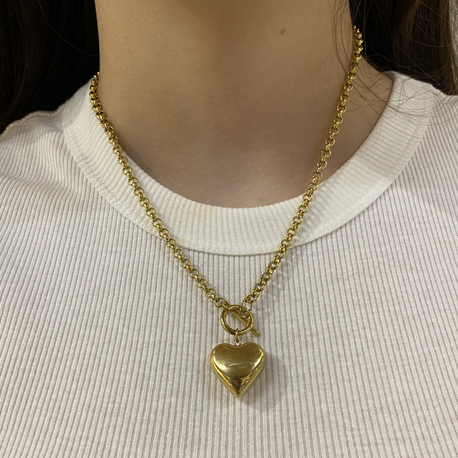 Gold/Silver Kalpli Kolye