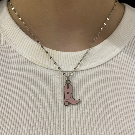 Pembe Çizme Kolye