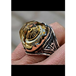 Hand Carved Mosque Ring