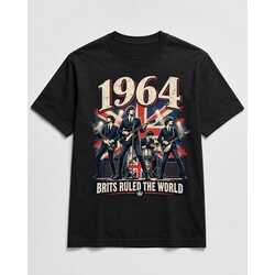 1964 British Invasion Tişörtü - 60'lar Müzik