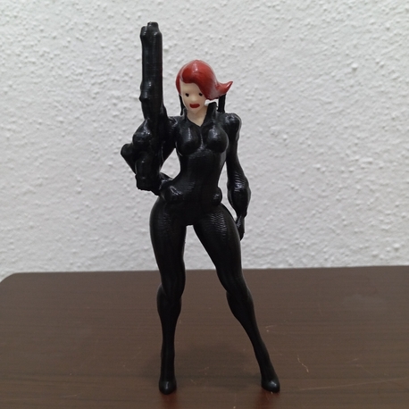 Black Widow Avengers Figür 3D Tasarım 15 CM