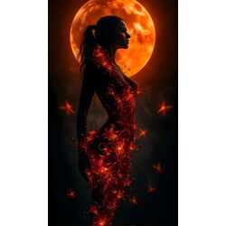 Girl in fire #3