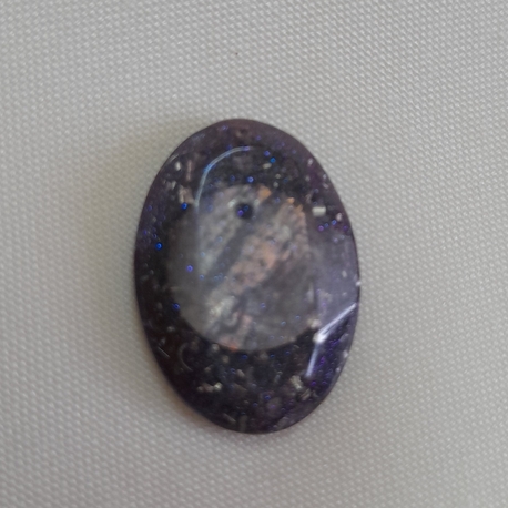 Oval mini sedefli kolye
