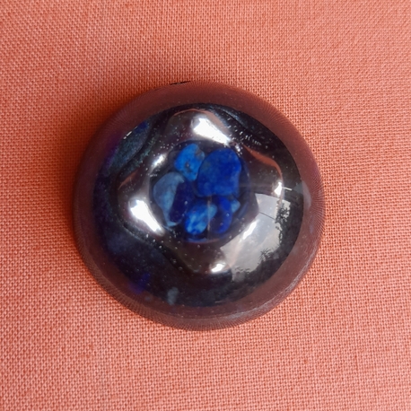 Yarım Küre orgonit obje lapislazuli