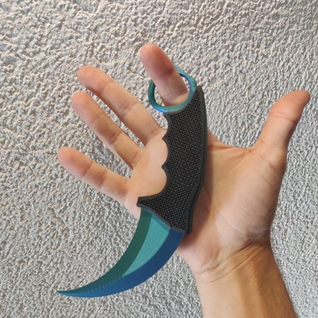  CS2 Karambit | 3D Baskı Dekoratif Bıçak | Koleksiyonluk Tasarım