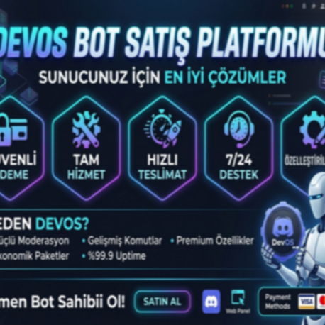#4 Profesyonel Discord Bot Altyapı ve Kurulum Hizmetleri – Sunucunuza Özel Çözümler
