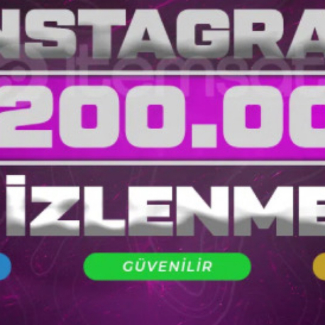 Instagram 200.000+ izlenme