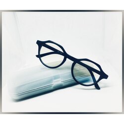 Retro Vintage Mavi Filtre ( Blueblock) Koruma Gözlüğü Unisex Siyah UV400 Blueblock