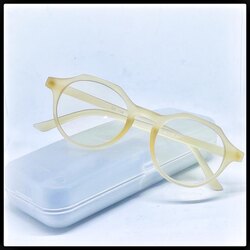 Retro Vintage Mavi Filtre ( Blueblock) Koruma Gözlüğü Unisex Nude TEN UV400 Blueblock