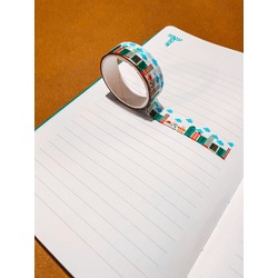 Şehir temalı washi tape