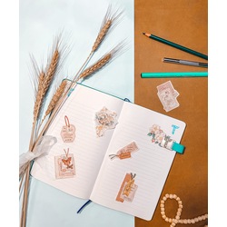 Vintage sticker seti (15 adet)