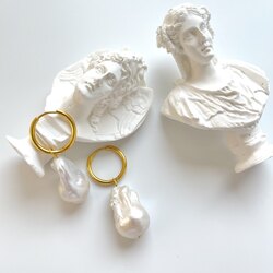 Gold Baroque Earrings