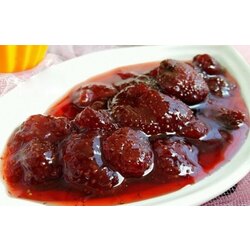 doğal dağ çileklerinden yapılmış çilek reçeli