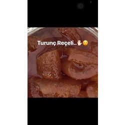 ev yapımı organik turunç reçeli