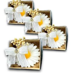 *1068* - HEDİYELİK PAPATYA MUM