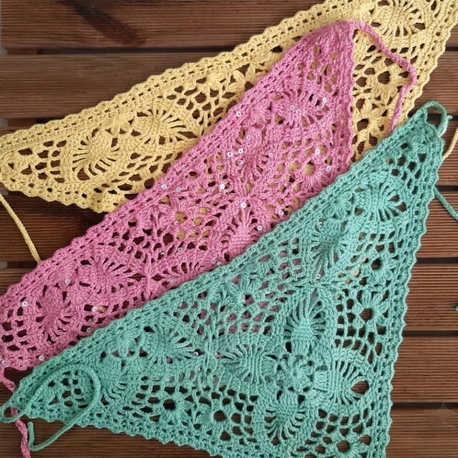 Vintage Dantel Bandana