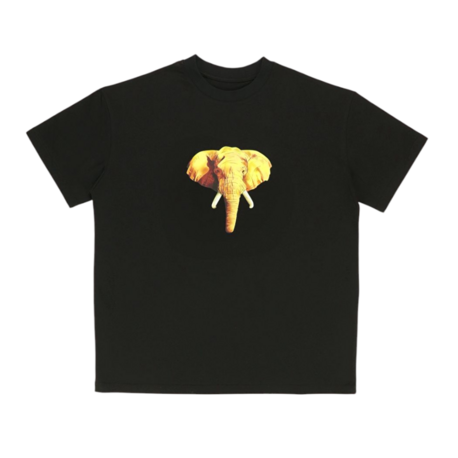 Unisex Fil Baskılı %100 Pamuk Basic Tshirt