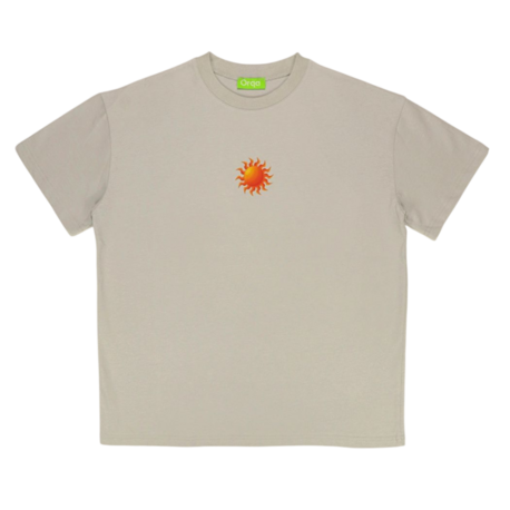 Unisex Güneş Baskılı %100 Pamuk Tshirt