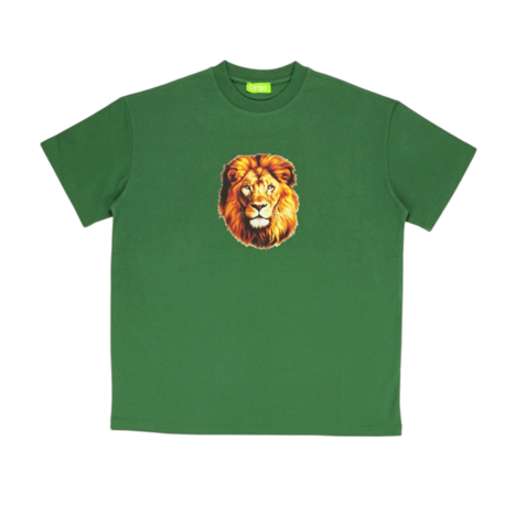 Unisex Arslan Baskılı %100 Pamuk Tshirt