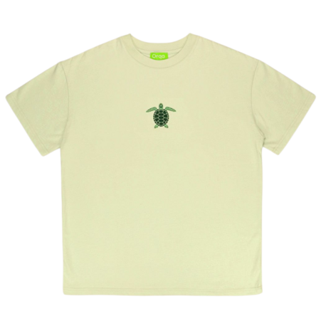 Unisex Kaplumbağa Baskılı %100 Pamuk Tshirt