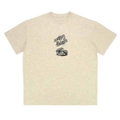 Unisex Off Road Temalı Baskılı %100 Pamuk Tshirt
