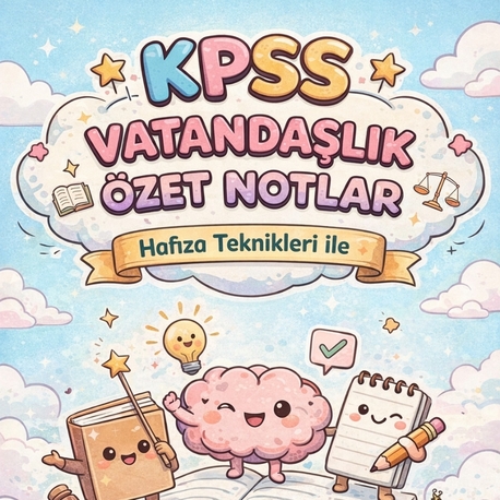 KPSS VATANDAŞLIK ÖZET NOTLARI PDF