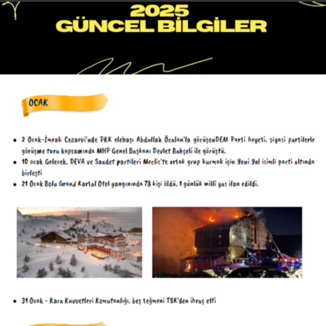 Tüm Sınavlar İçin Güncel Bilgiler 2025 PDF Kpss gys ekys vs