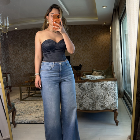 Mng Wide Leg Jean
