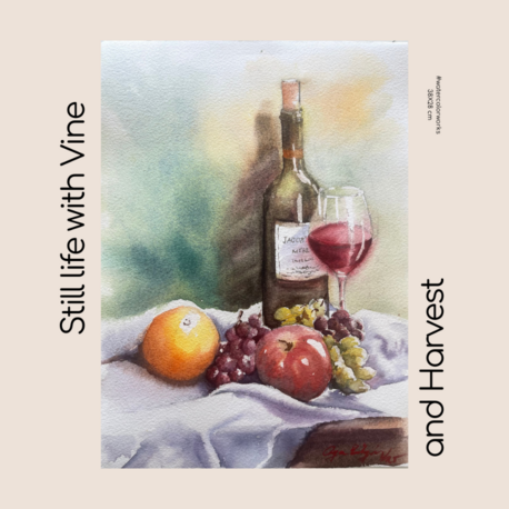 Still Life with vine and harvest 