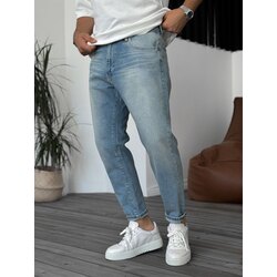 GRJ açık mavi boy friend koy pantolon 