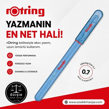 ROTRİNG GEL KALEM (AÇIK MAVİ)