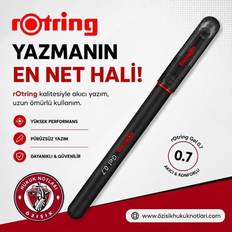 ROTRİNG GEL KALEM (SİYAH)