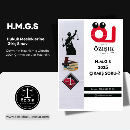 Hmgs-2025 Çıkmış Sorular-2