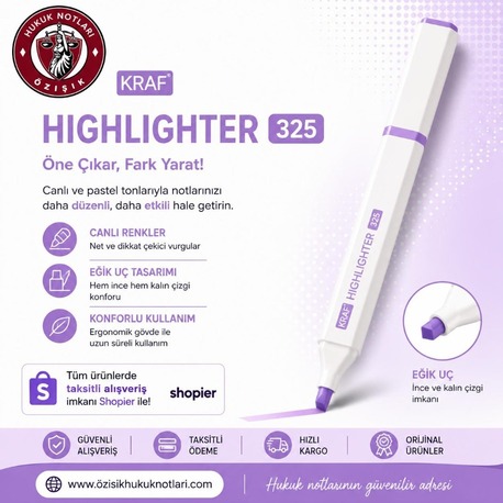KRAF-HIGHLIGHTER 325 FOSFORLU (MOR)