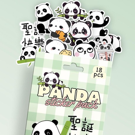 PANDA 18'Lİ STİCKER