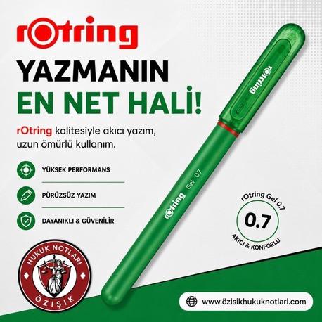 ROTRİNG GEL KALEM (YEŞİL)