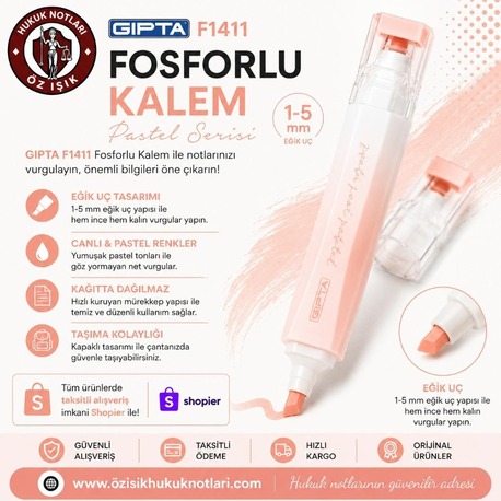 GIPTA-PASTEL FOSFORLU (PEMBE)