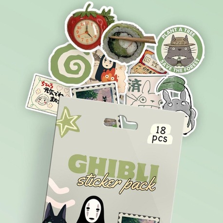 GHIBLI-18 Lİ STİCKER