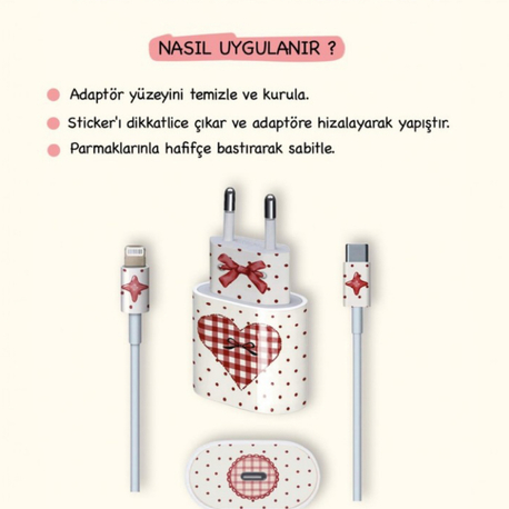 ŞARJ ADAPTÖR STİCKER