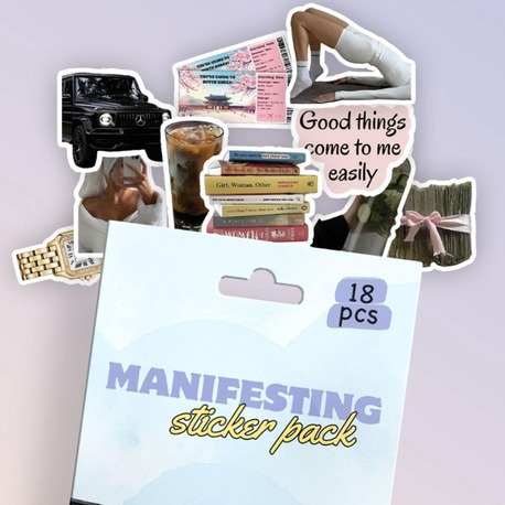 MANIFESTING-18'Lİ STİCKER
