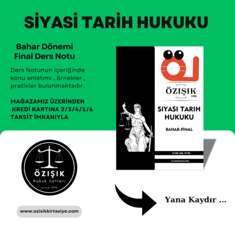 SİYASİ-TARİH HUKUKU / FİNAL / BAHAR DÖNEMİ