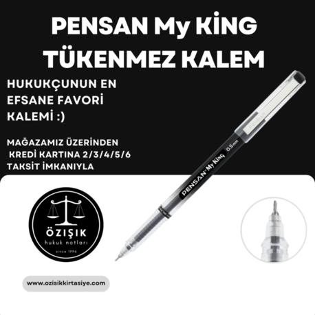 PENSAN TÜKENMEZ KALEM 0.5 (SİYAH)