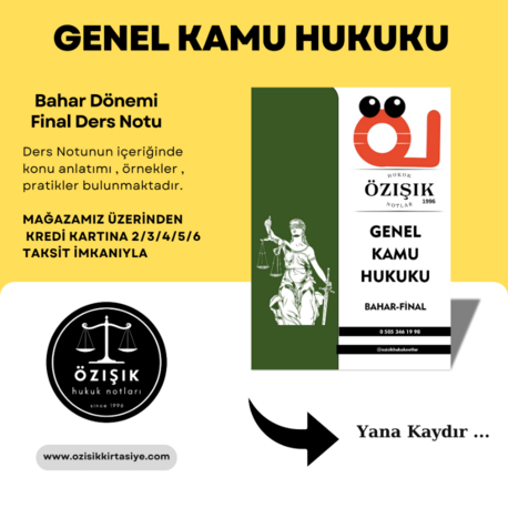 GENEL KAMU HUKUKU / FİNAL / (BAHAR DÖNEMİ) -(A).CLASS 