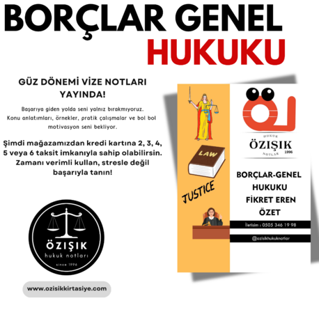 BORÇLAR (GENEL) HUKUKU-GÜZ.DÖNEMİ.VİZE.(A).CLASS