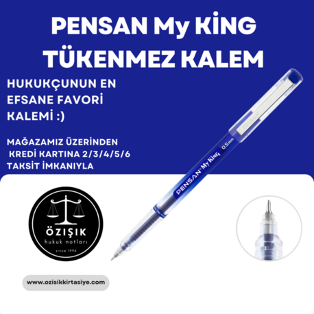 PENSAN TÜKENMEZ KALEM 0.5 (MAVİ)