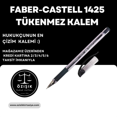 FABER-CASTELL 1425 (SİYAH) 