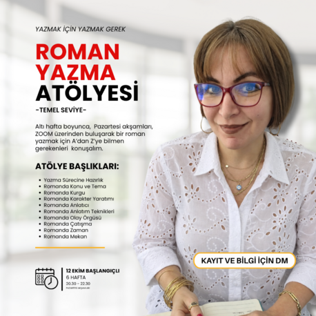 Yazmak için Yazmak Gerek, Roman Yazma Ayölyesi - Temel Seviye