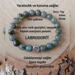 Labrodorit bileklik