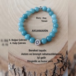 Akuamarin bileklik