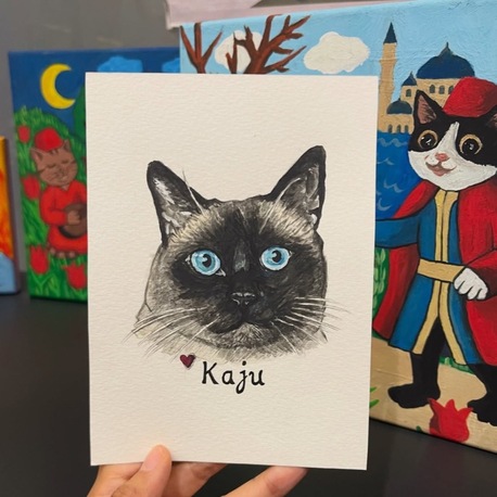 Kâğıt Üzerine 13x18cm Portre
